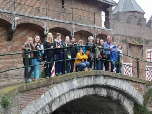 A group from Mary Baldwin explores Amsterdam during May Term 2015.