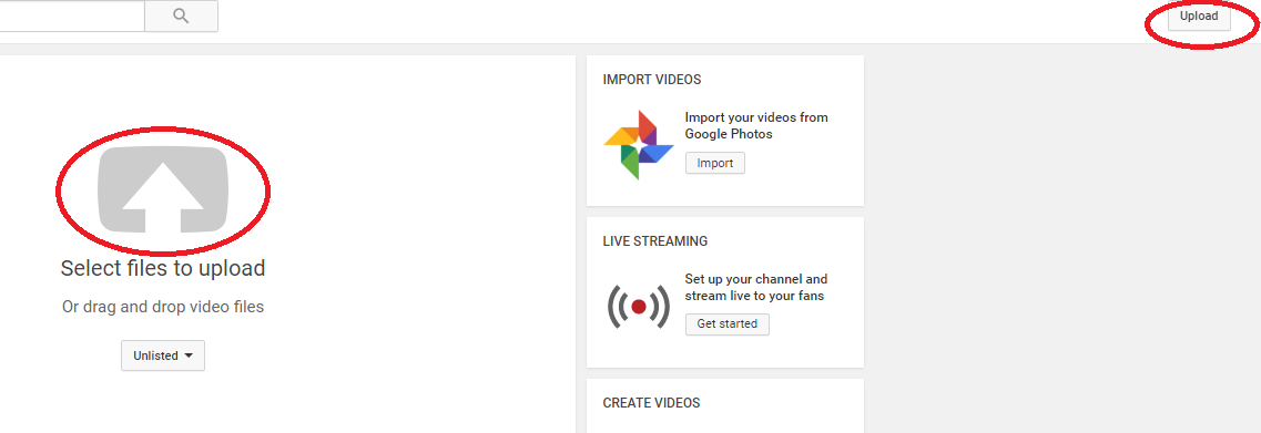 how to upload a youtube video from a link