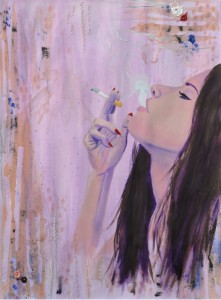 Melton.SmokeGirl.Art2014