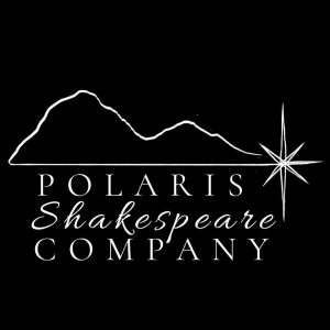 The Polaris Shakespeare Company Logo featuring an outline of two mountains with the line ending in a star